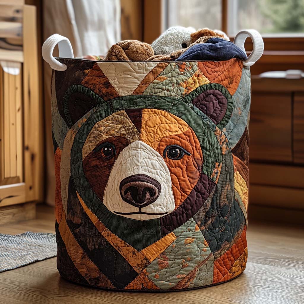 Malena | Cesta Acolchada con Oso