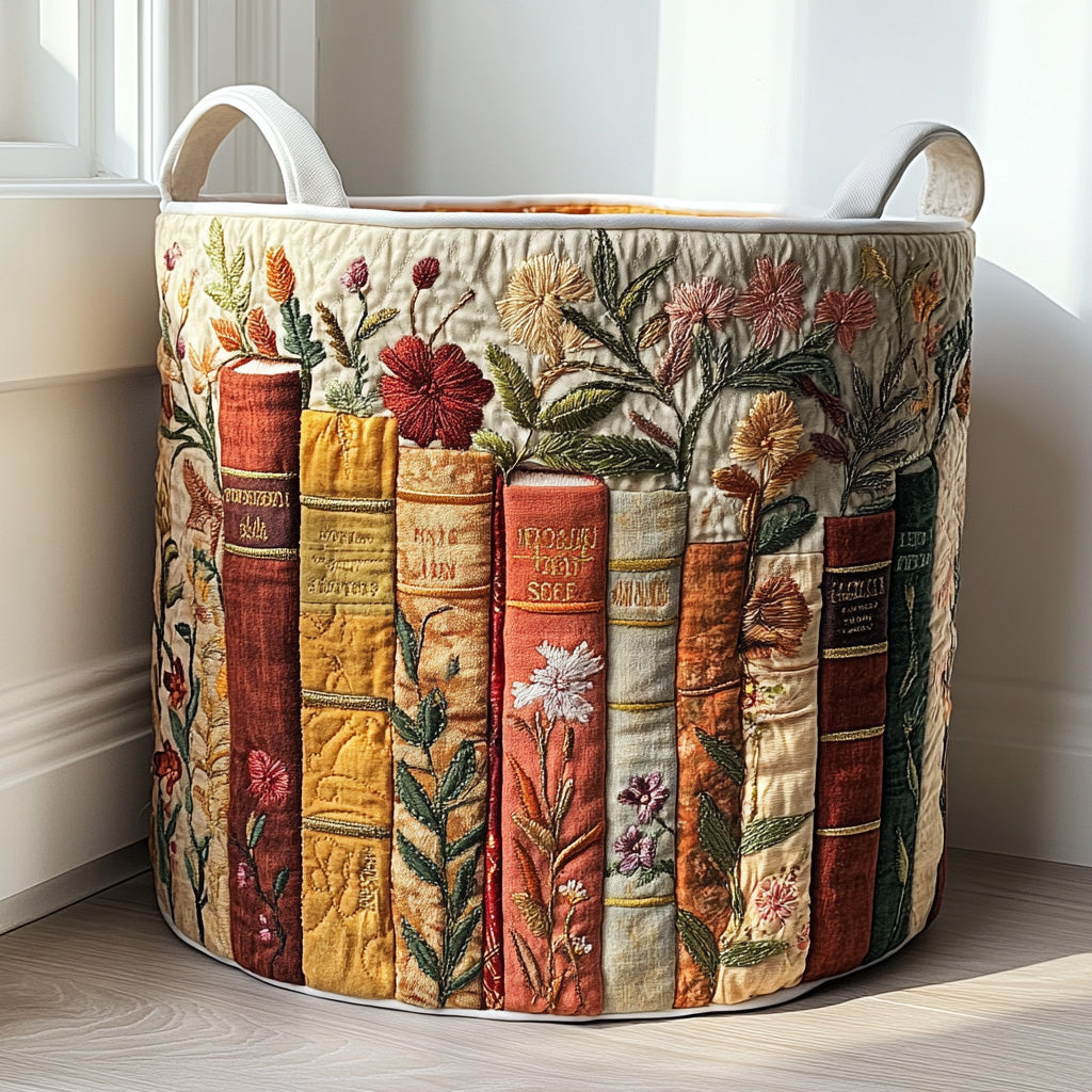 Mariana | Cesta Acolchada con Libros