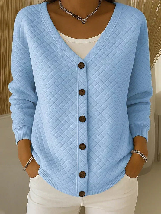 Inmaculada | Chaqueta de Punto Acolchada con Botones