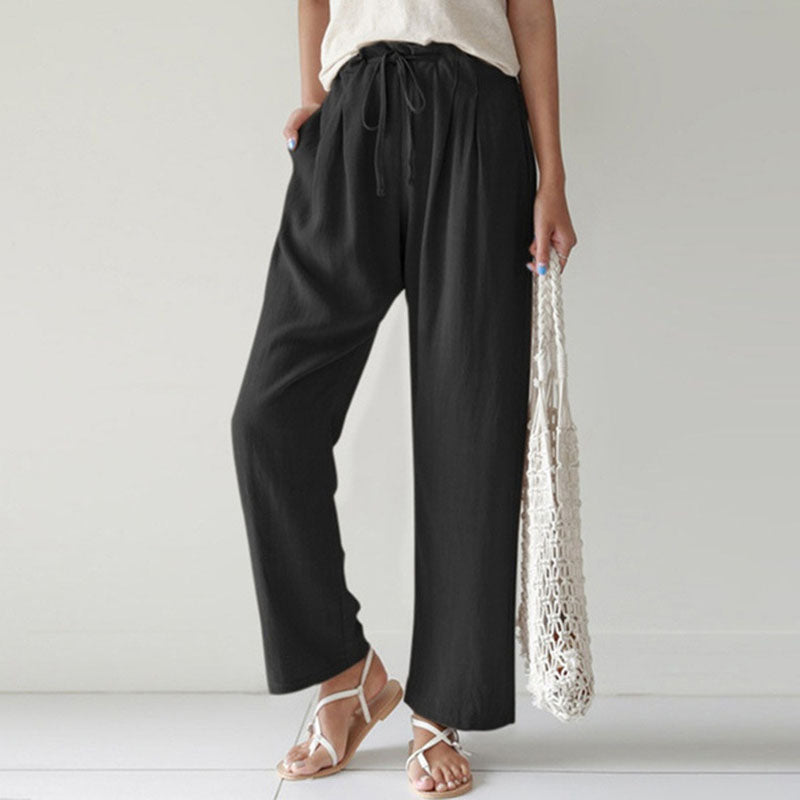 Vara | Pantalones con Cintura Ajustable