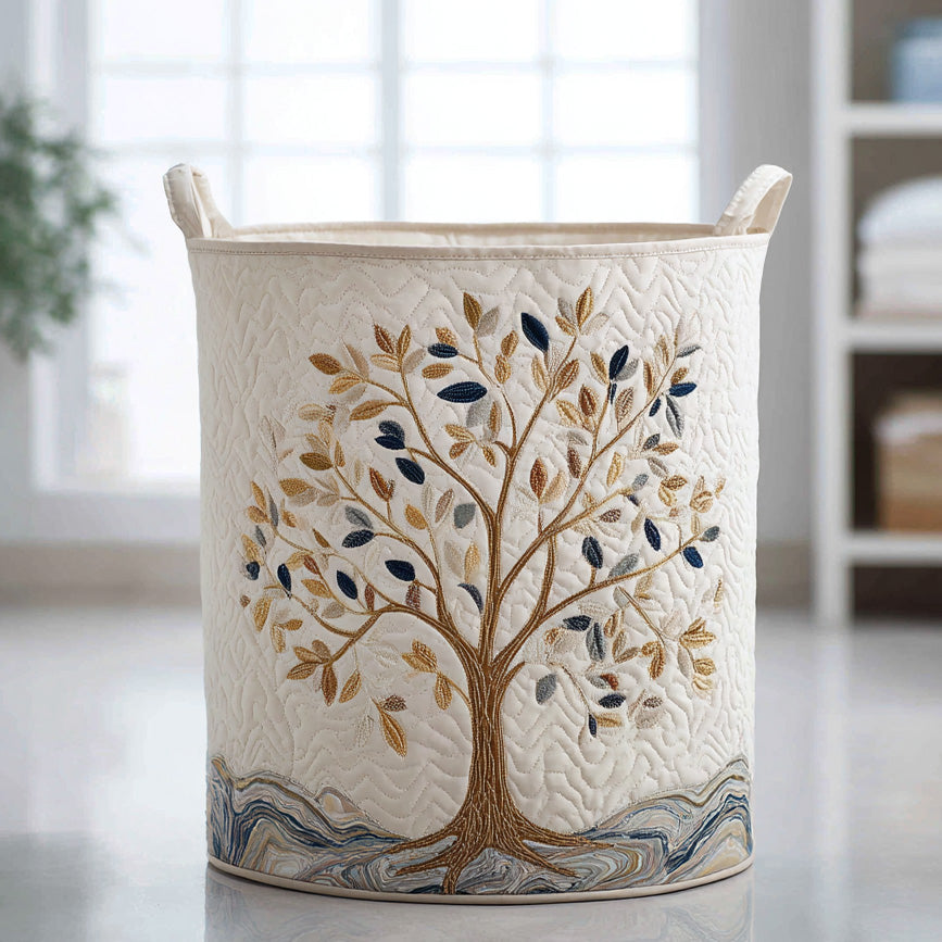 Aida | Cesta Acolchada con Árbol en Flor