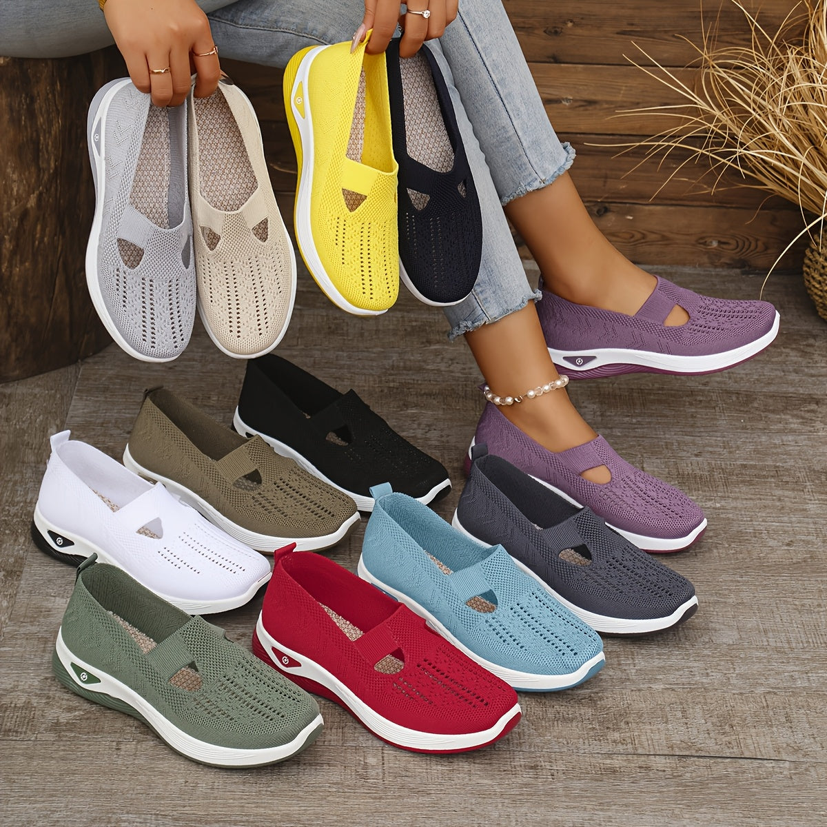 Lucía | Zapatillas Sin Cordones