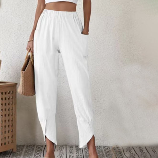 Essari | Pantalones con Bajo Deshilachado