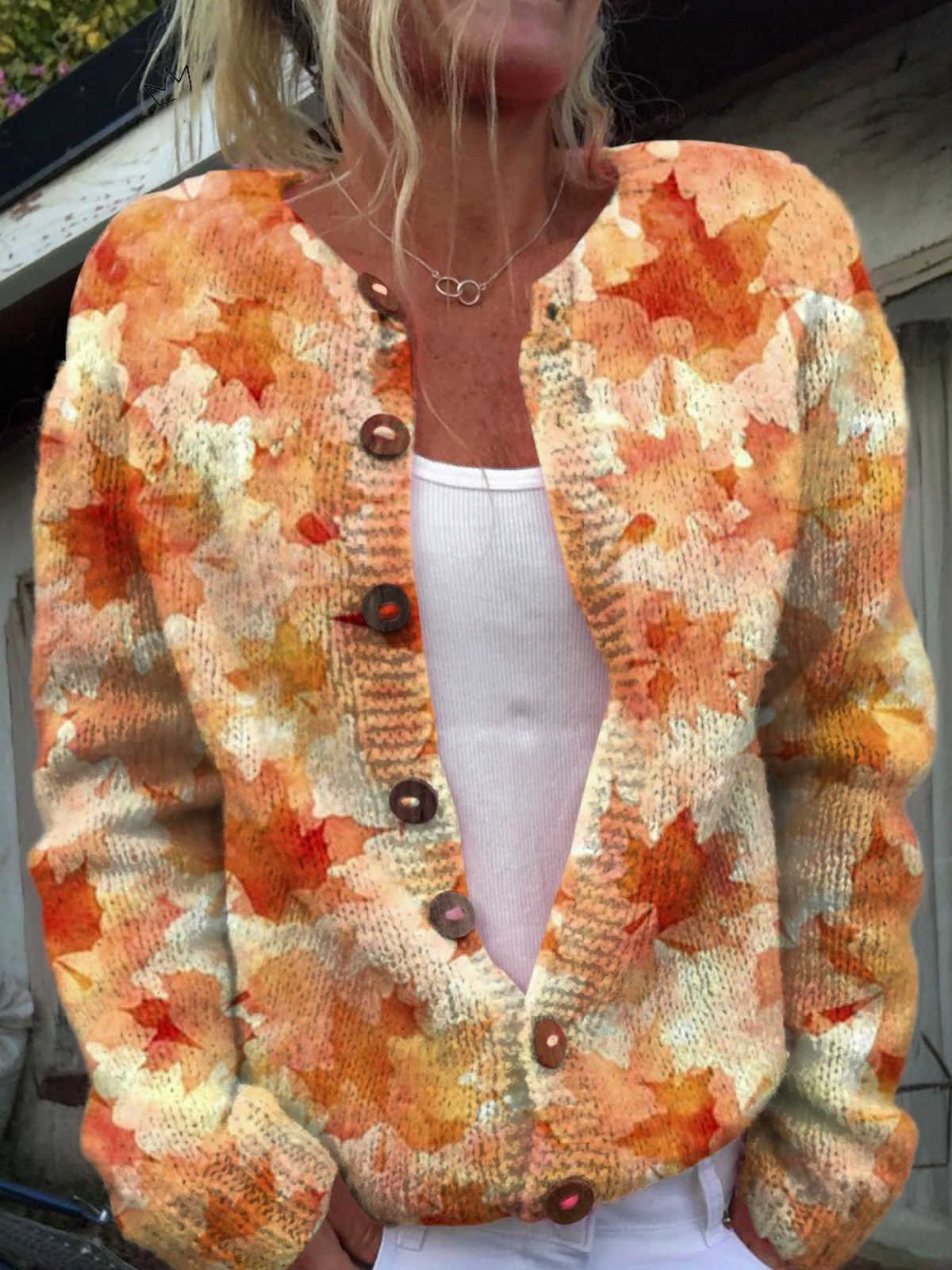Bruna | Chaqueta de Punto Vintage Floral