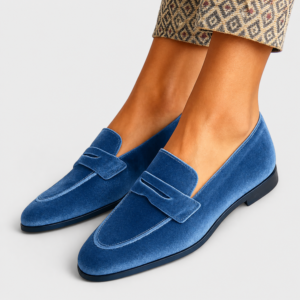 Lucila | Mocasines de Terciopelo