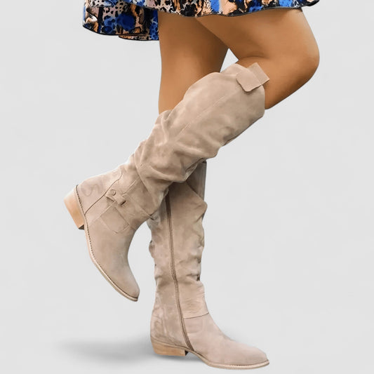 Raquel | Botas Altas de Montar de Caña Caída