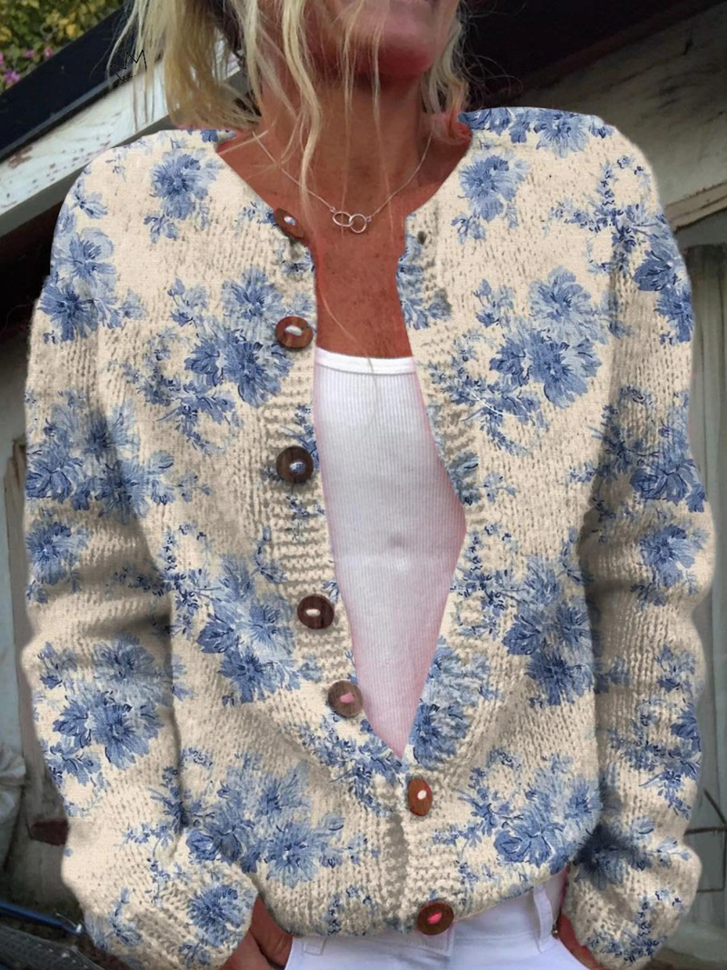 Dalia | Chaqueta de Punto Vintage