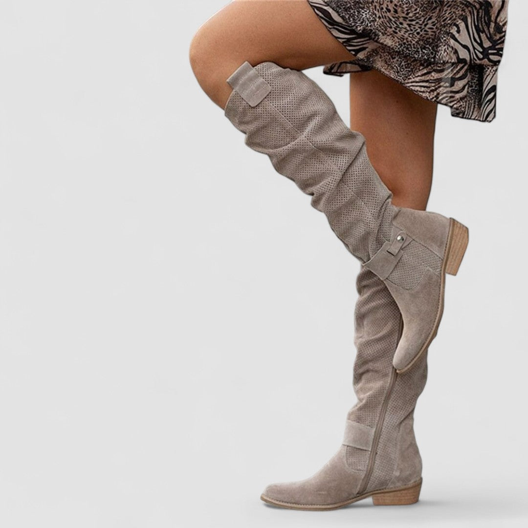 Verónica | Botas Altas Camperas de Caña Caída