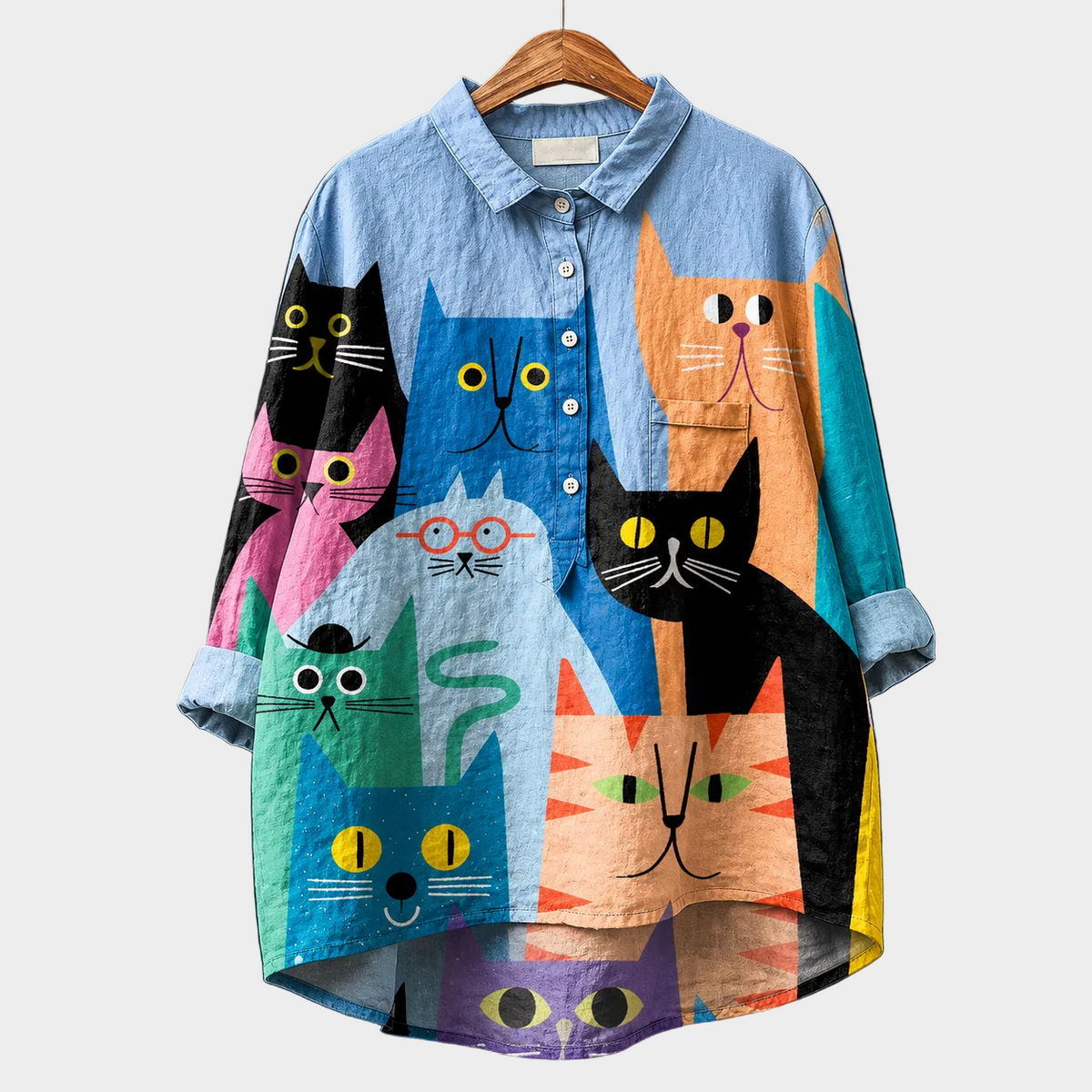 Gatos Azul Claro