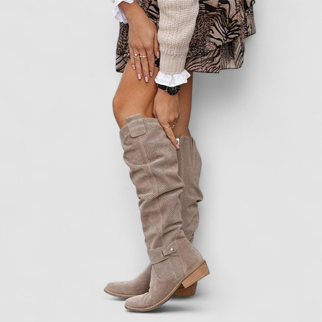 Verónica | Botas Altas Camperas de Caña Caída