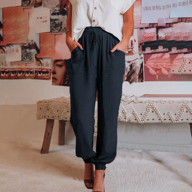 Kaeli | Pantalones Elegantes con Cintura Ajustable