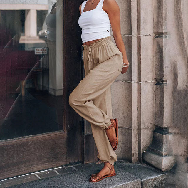 Kaeli | Pantalones Elegantes con Cintura Ajustable