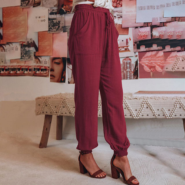 Kaeli | Pantalones Elegantes con Cintura Ajustable