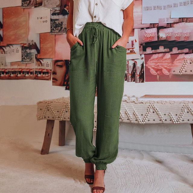 Kaeli | Pantalones Elegantes con Cintura Ajustable