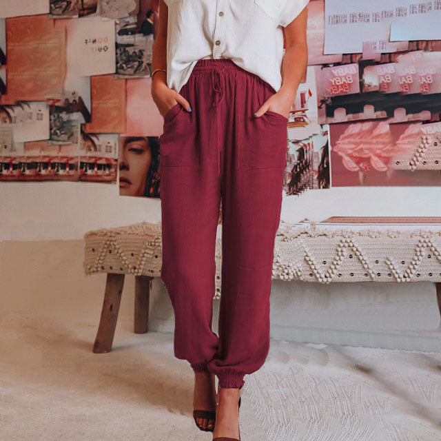 Kaeli | Pantalones Elegantes con Cintura Ajustable