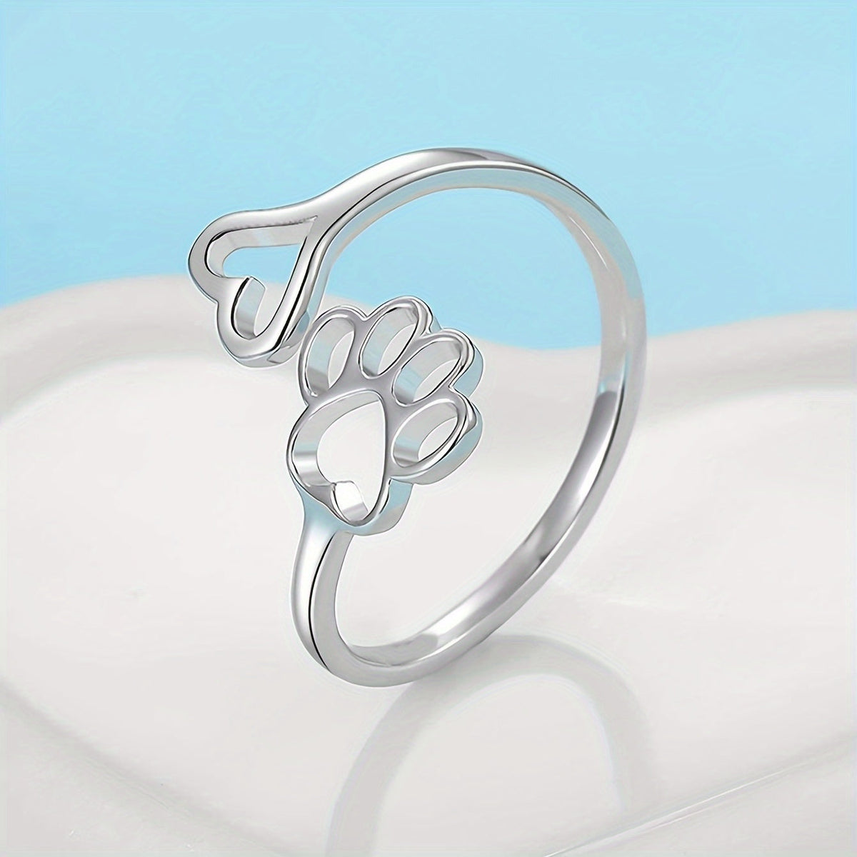 Anillo Huella y Corazón