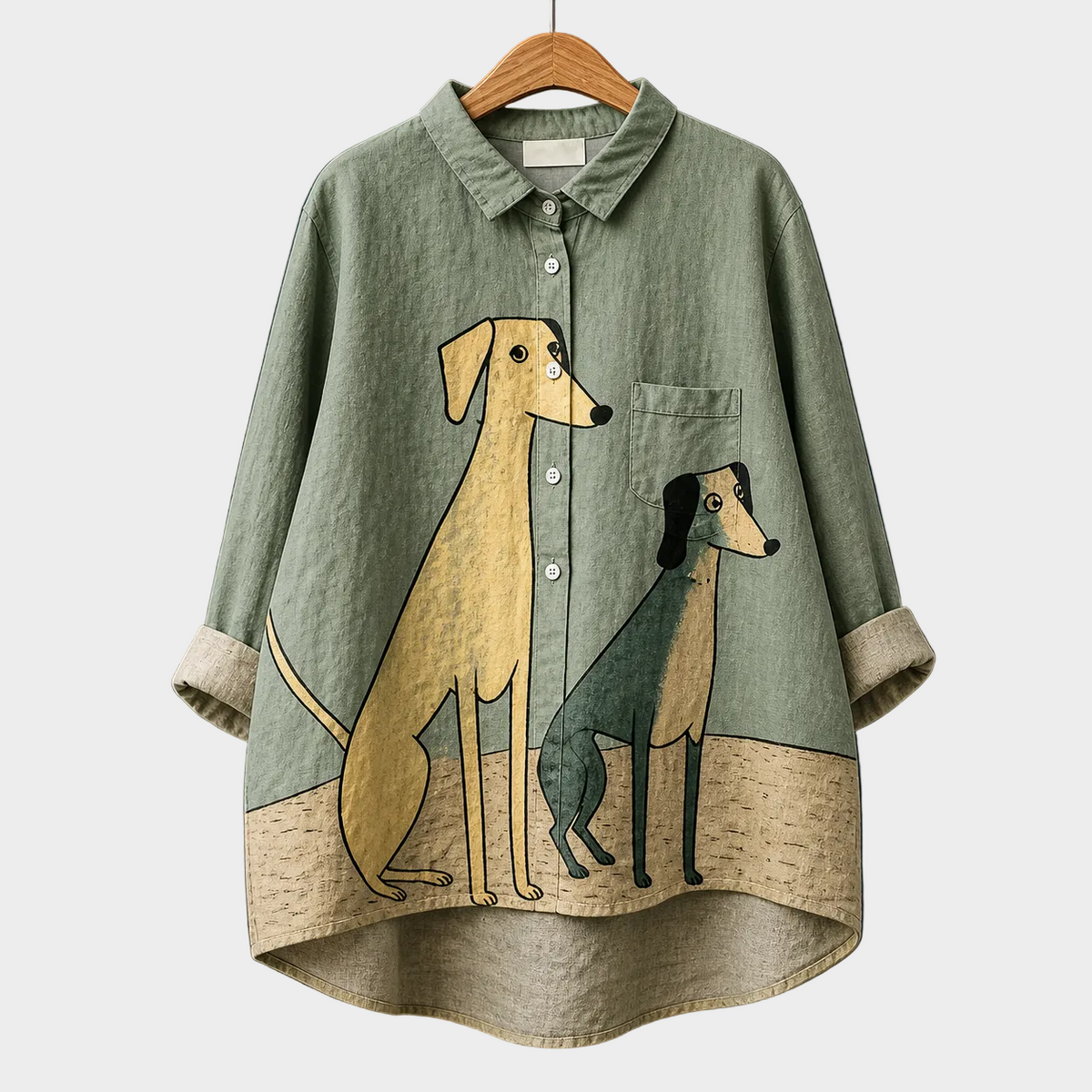 Galgo sobre Verde