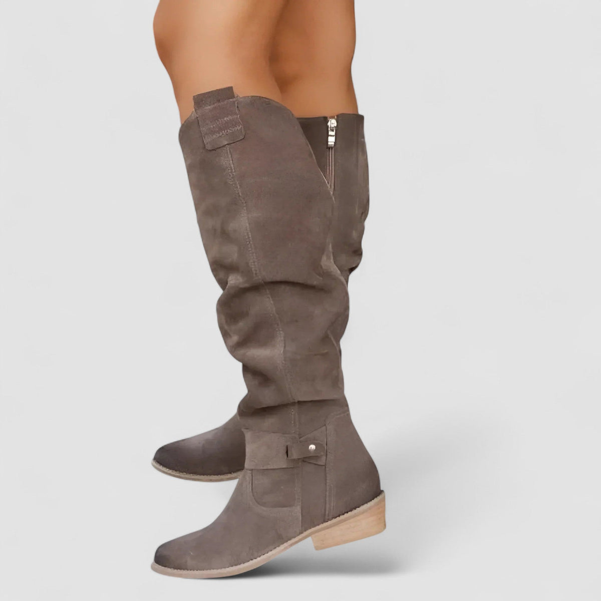Raquel | Botas Altas de Montar de Caña Caída