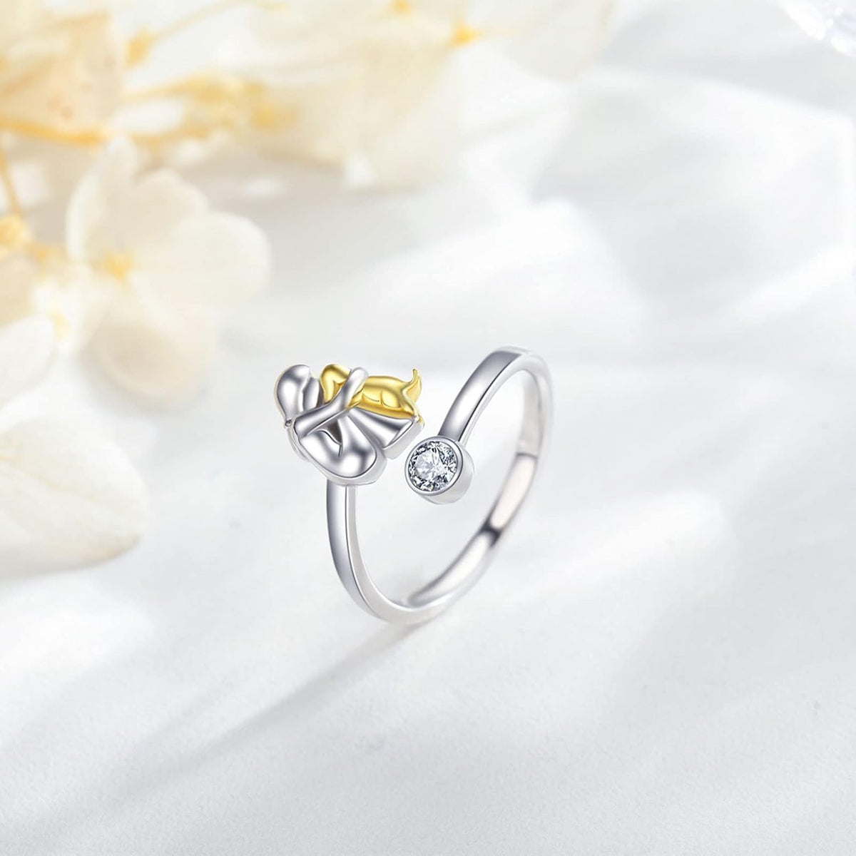 Anillo Ajustable Mujer con Perro