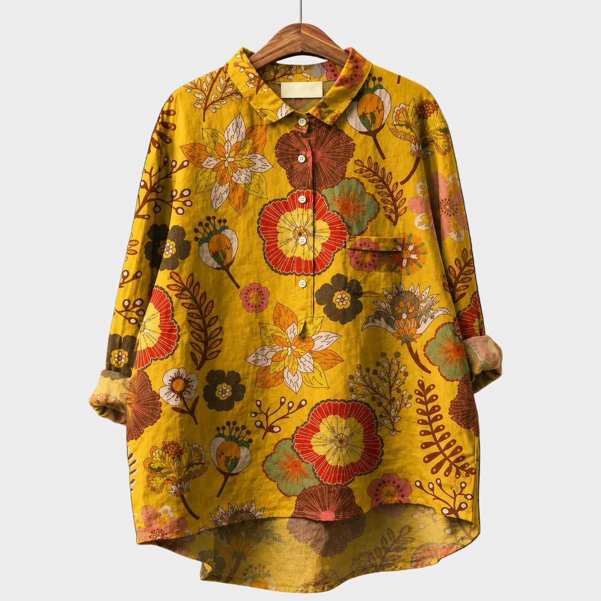 Floral Mostaza
