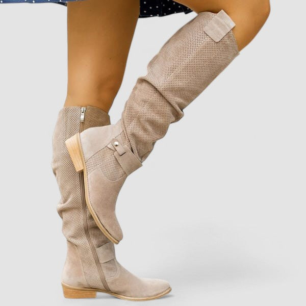 Verónica | Botas Altas Camperas de Caña Caída