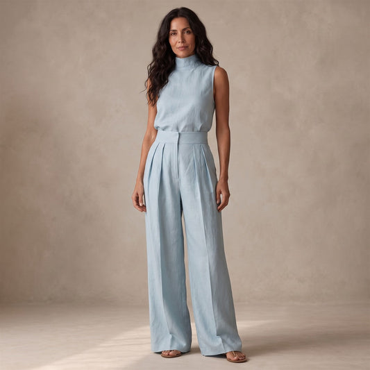 Azucena | Conjunto Minimalista de Algodón y Lino