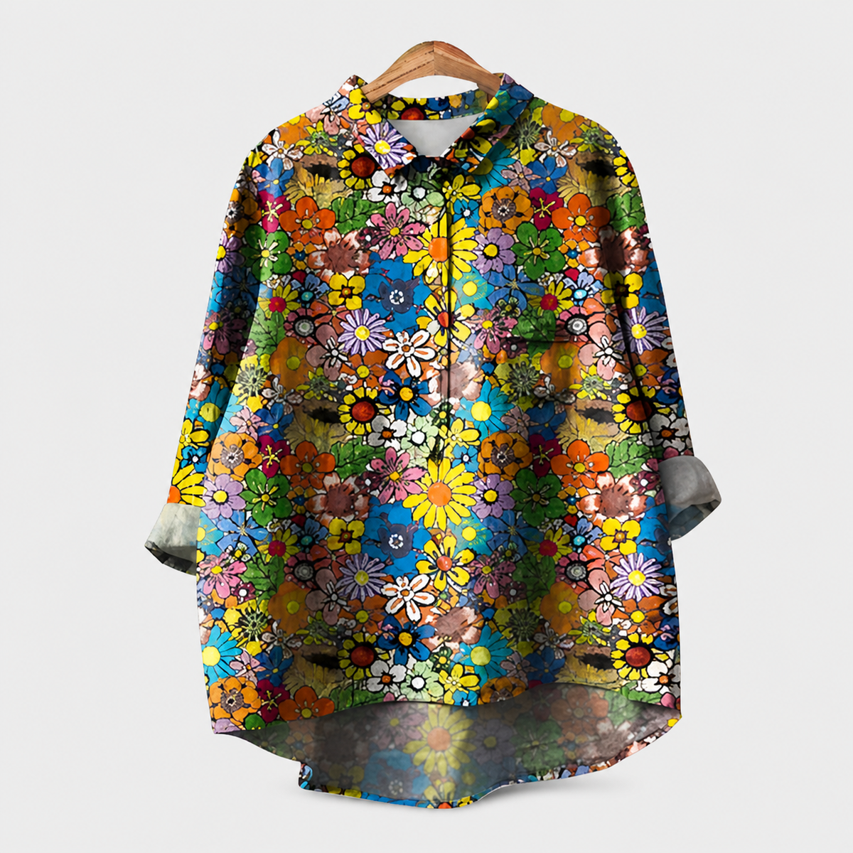 Flores Vivas sobre Negro
