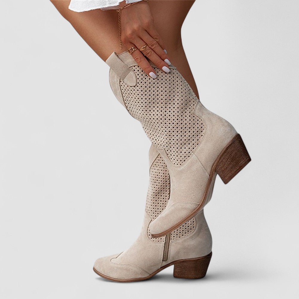 Silvia | Botas Camperas Troqueladas