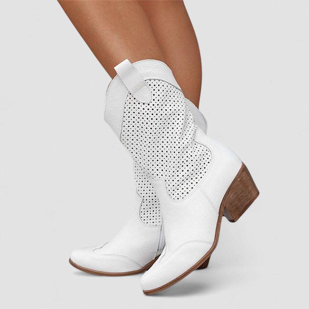 Silvia | Botas Camperas Troqueladas