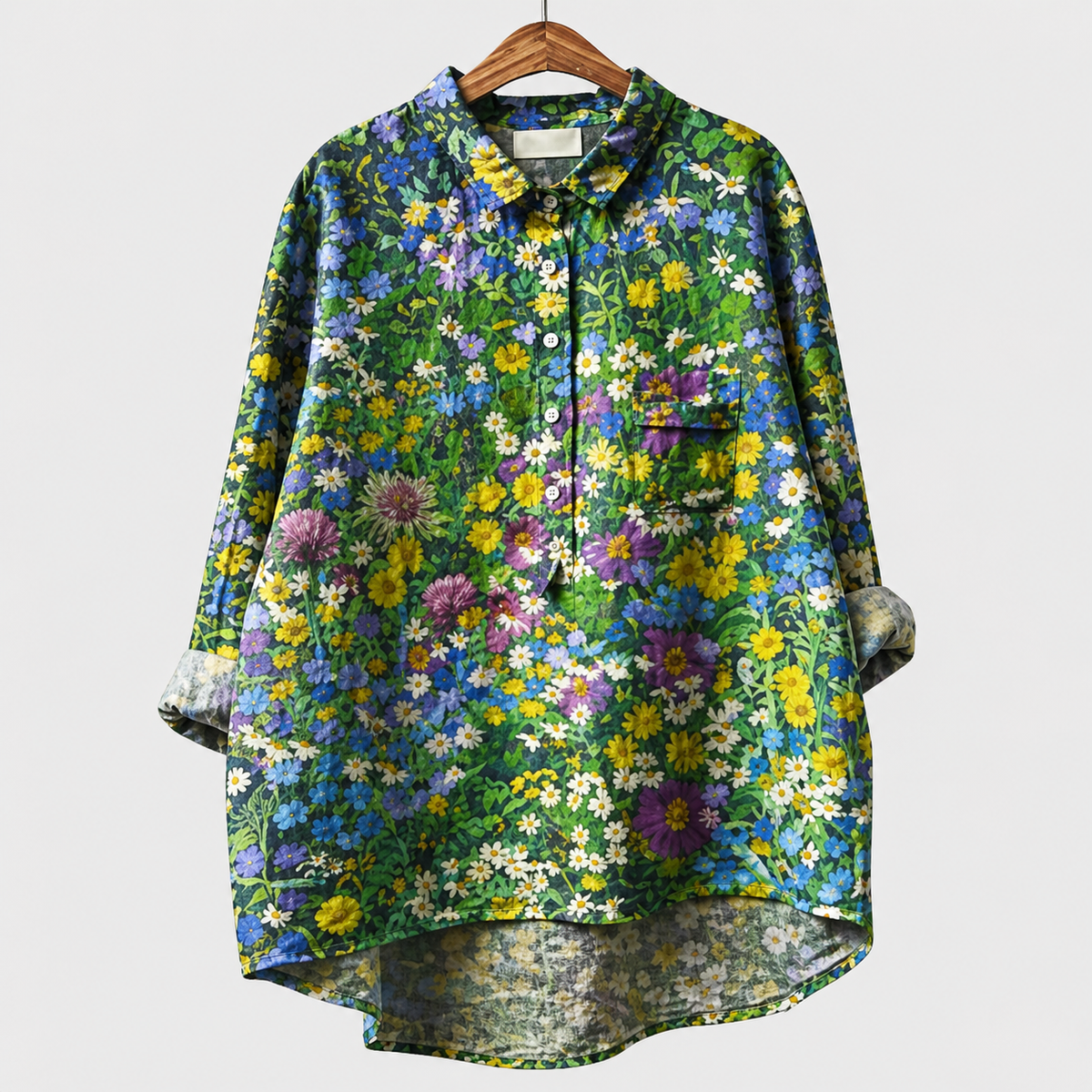 Floral Verde Noche