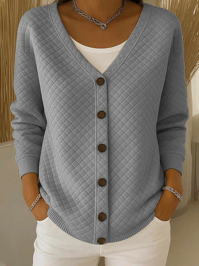 Inmaculada | Chaqueta de Punto Acolchada con Botones