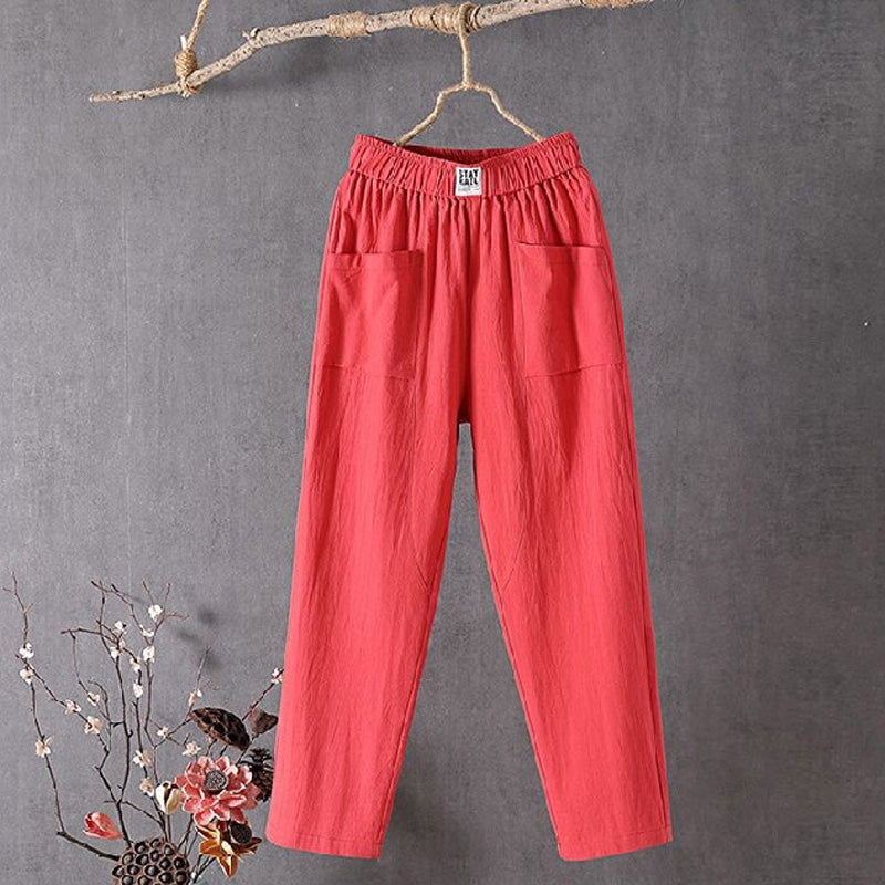 Alyra | Pantalones Amplios con Bolsillos