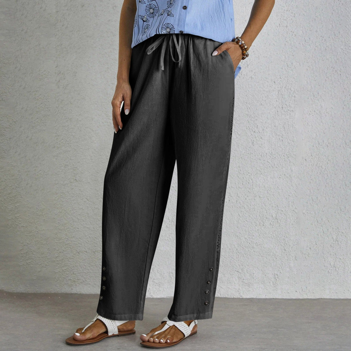 Shania | Pantalones con Botones