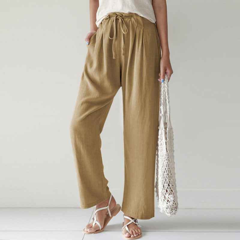 Vara | Pantalones con Cintura Ajustable