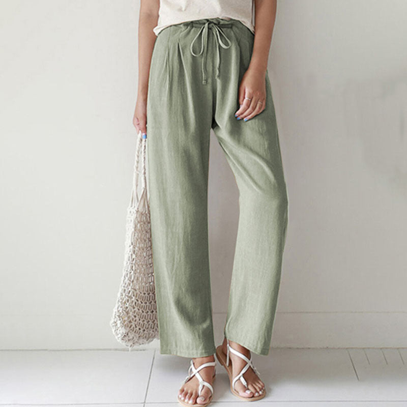 Vara | Pantalones con Cintura Ajustable