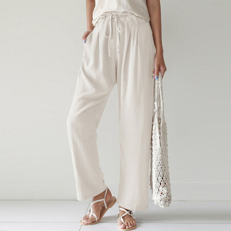 Vara | Pantalones con Cintura Ajustable