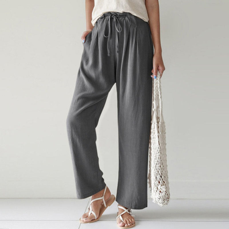 Vara | Pantalones con Cintura Ajustable