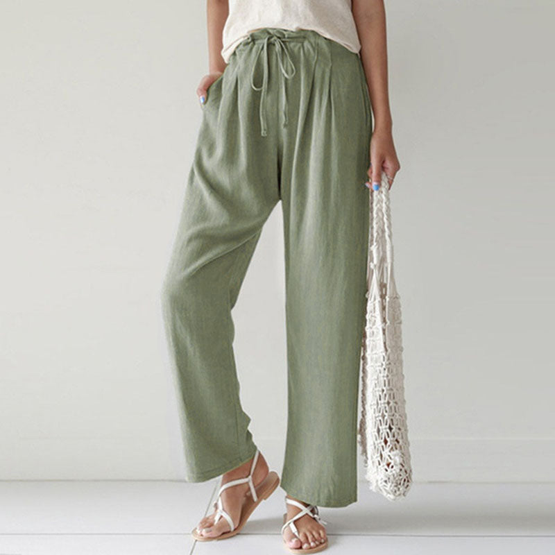 Vara | Pantalones con Cintura Ajustable