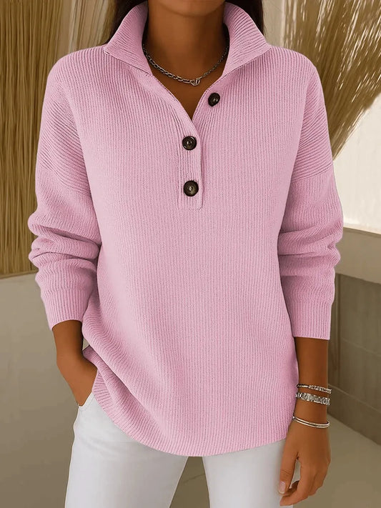 Genoveva | Jersey Polo con Cuello de Pico