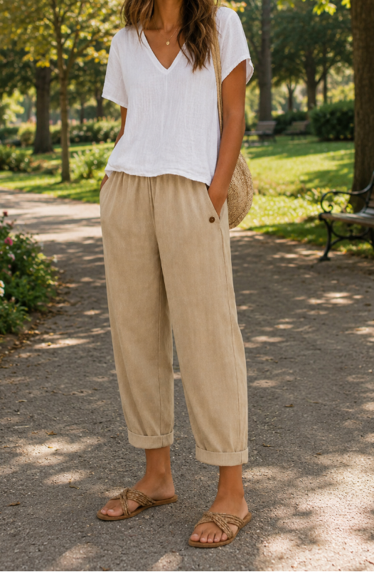 Maja | Pantalones de Lino