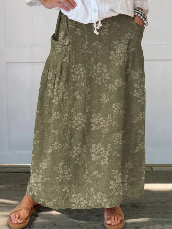 Lucía | Falda Larga Estampada