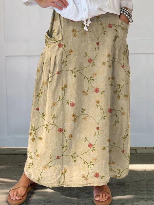 Lucía | Falda Larga Estampada
