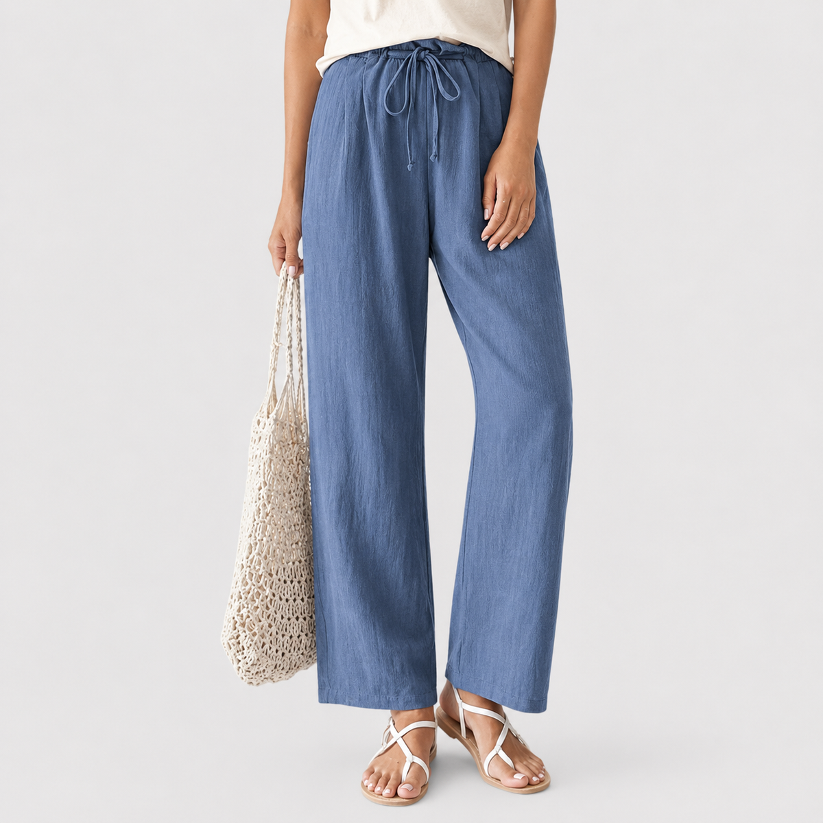 Vara | Pantalones con Cintura Ajustable