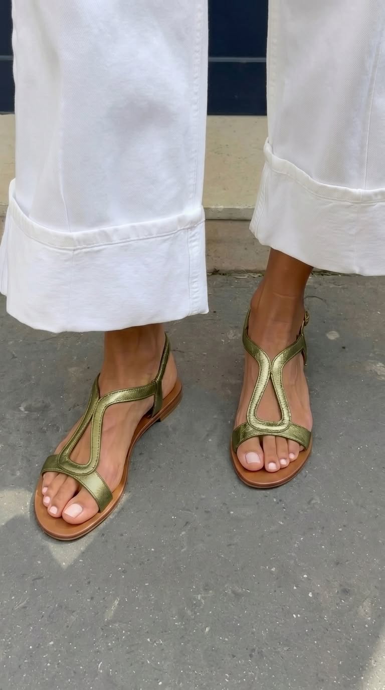 Ludovica | Sandalias Casuales Planas Destalonadas