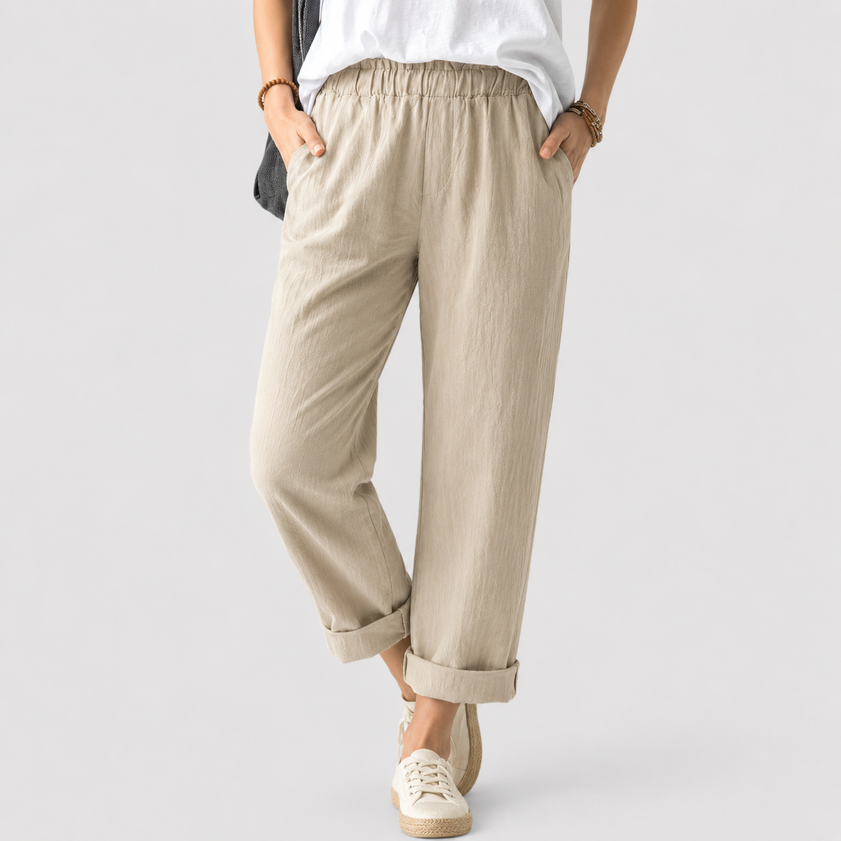Neria | Pantalones de Corte Estructurado