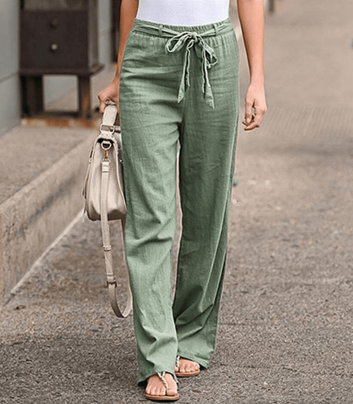 Joleen | Pantalones con Cordón y Cintura Elástica