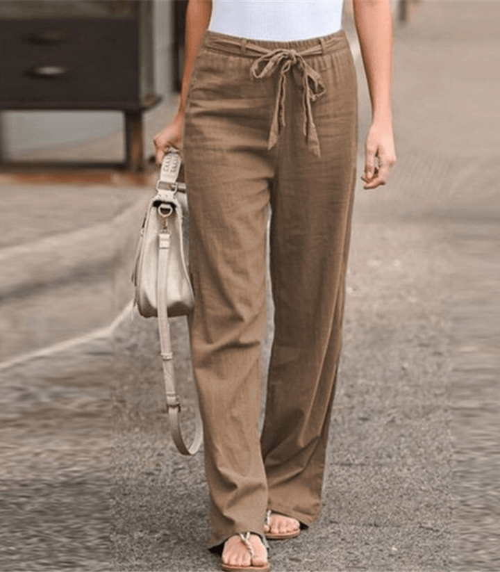 Joleen | Pantalones con Cordón y Cintura Elástica