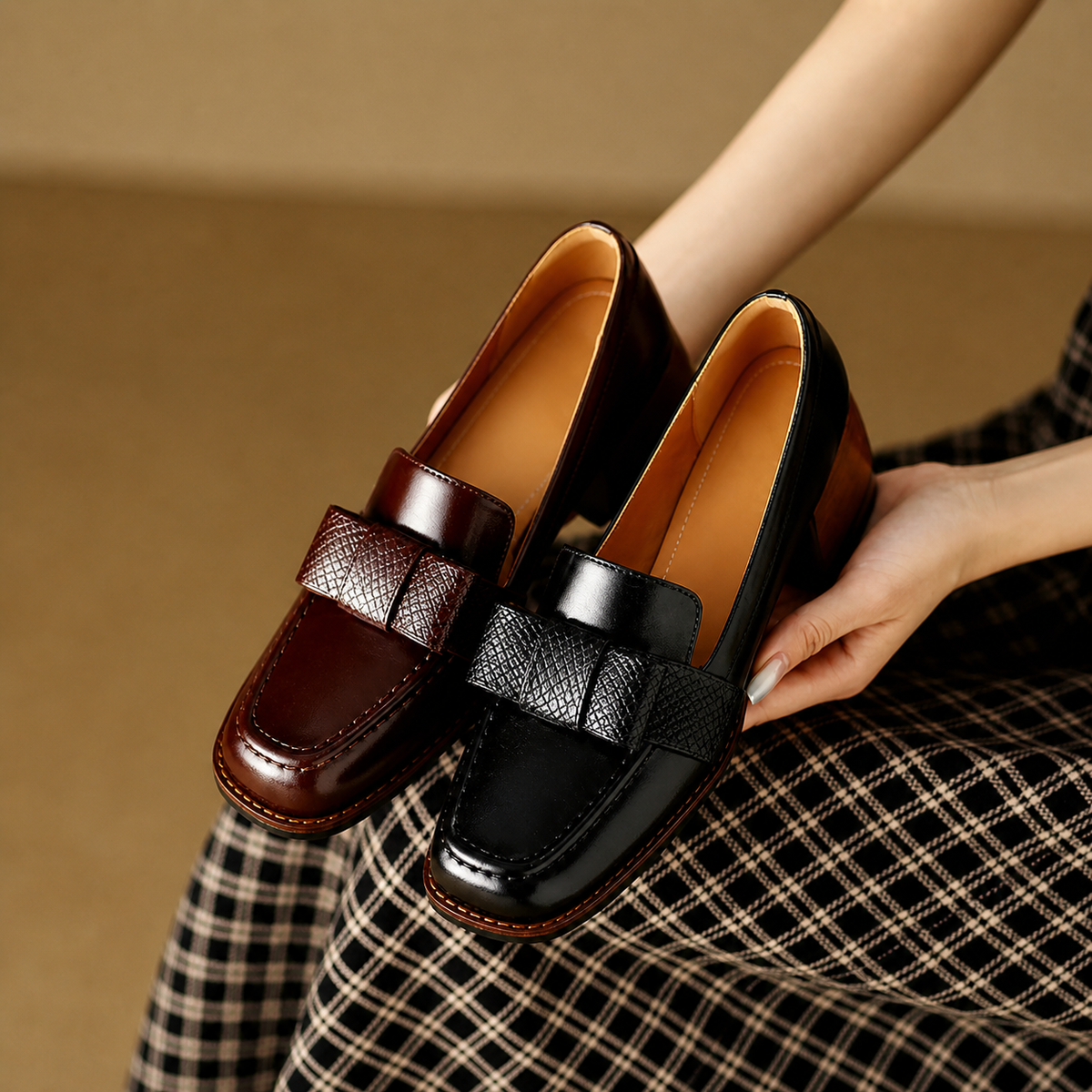 Contessa | Mocasines con Nudo