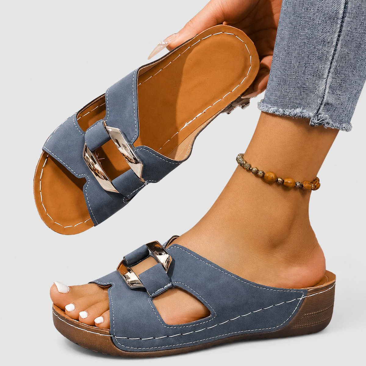 Amalia | Sandalias con Hebilla
