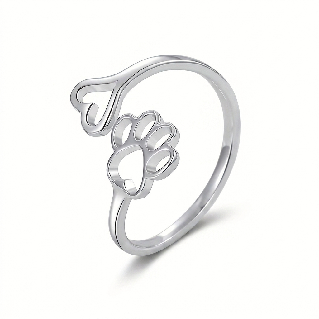 Anillo Huella y Corazón